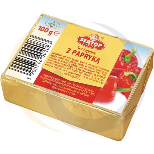 [50339000STP] Sertop Tychy Romige Smeerkaas met Paprika 100 g