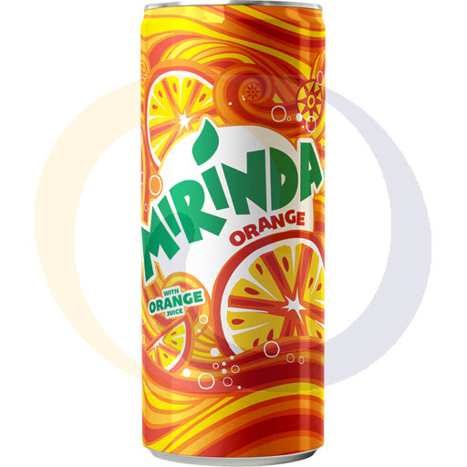 [56524100PEP] Koolzuurhoudende drank. Mirinda Oranje blik 0,33l/24st. Peps