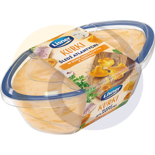 [66414000LIS] Лиснер Вкус Сезона Филе сельди в сливочном соусе с лисичками