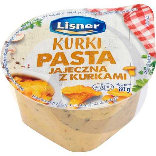 [66415000LIS] Лиснер Вкус Сезона Паста из Яиц с Лисичками 80 г