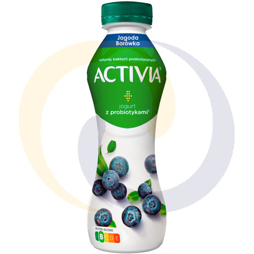 [85738000DAO] Йогурт питьевой Activia Черника 280г / 6шт Danone