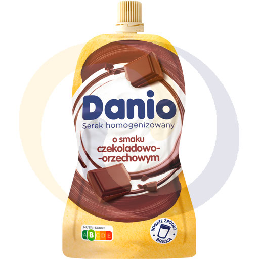 [87124000DAO] Данио сыр в пакетике шоколадного ореха 120г / 16шт Данон