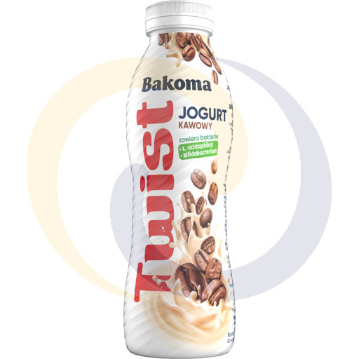 [87191000BAO] TWIST drinkyoghurt koffie 370g/6st Bakoma