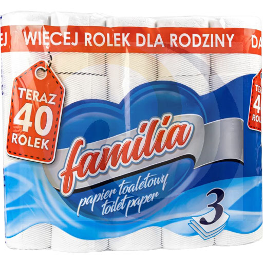 [93788000KNK] MM.FAMILIA ТУАЛЕТНАЯ БУМАГА А`40 3-ЛИСТА.120NOV.