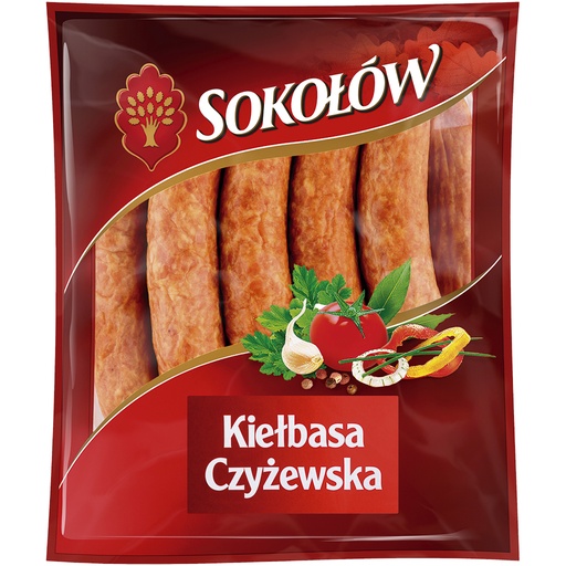 [23250] "Kielbasa Czyzewska" Сосиски свиные с курицей, варёно-копчён