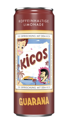 [60334] Cafeïnehoudende limonade Kicos Guarana