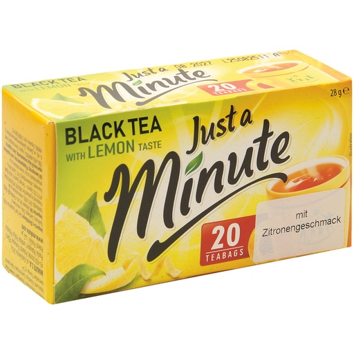 [58607] "Just a minute – Black tea with lemon taste" - Ароматизирова