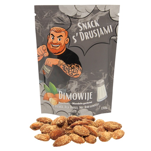 [56346] Snack met Drusjami, geroosterde amandelen met rookzout