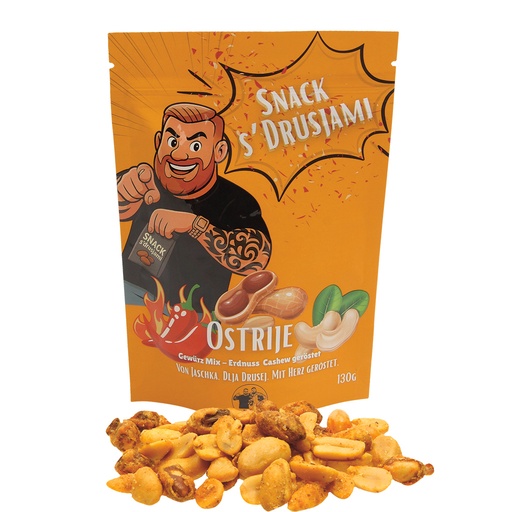 [56546] Snack s Drusjami, Kruidenmix Gezouten Pinda's en Geroosterde