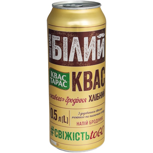 [60034] Fermentdrank "Kwas Taras wit" op gerst-wit-moutbasis