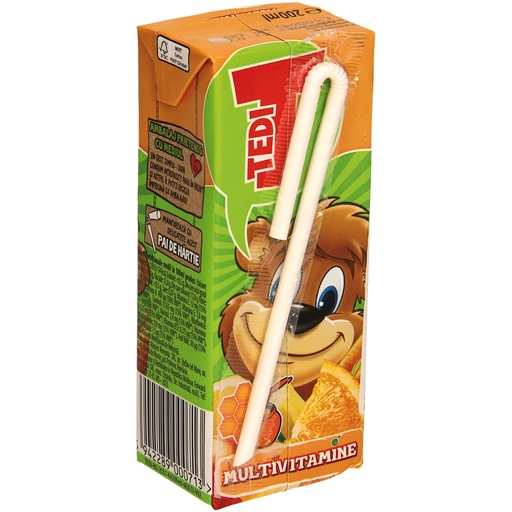 [60905CR] Tedi Multivitamine. Wortel-multifruit-verfrissingsdrank met 