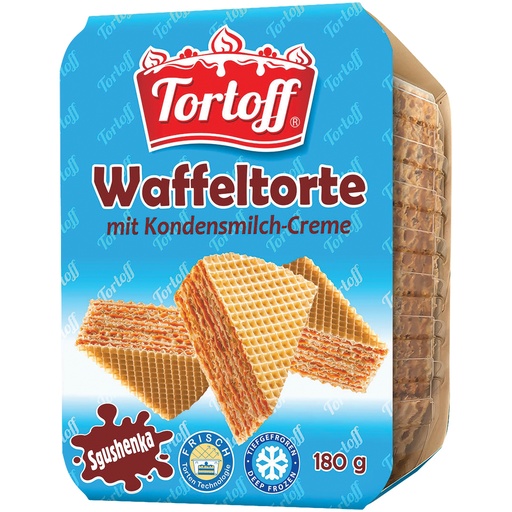 [05229] "TORTOFF" Waffeltorte met gecondenseerde melkroom 87,2%, die