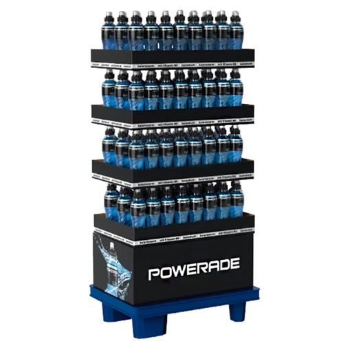 [60475] Освежающий напиток Powerade Sports Mountain Blast, дисплей