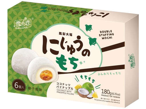 [0001019680] Mochi Ananas/Kokos 180g