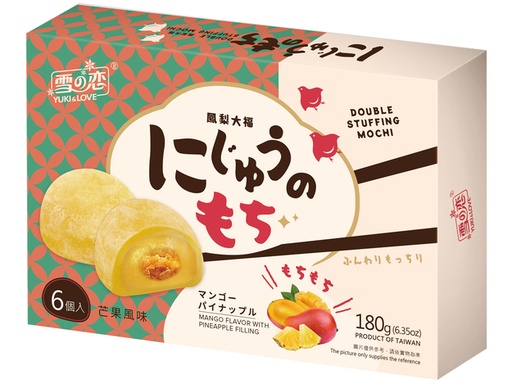 [0001019681] Mochi Ananas/Mango 180g