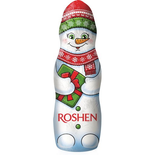 [92722] Фигура из молочного шоколада "Снеговик ROSHEN". Содержит рас