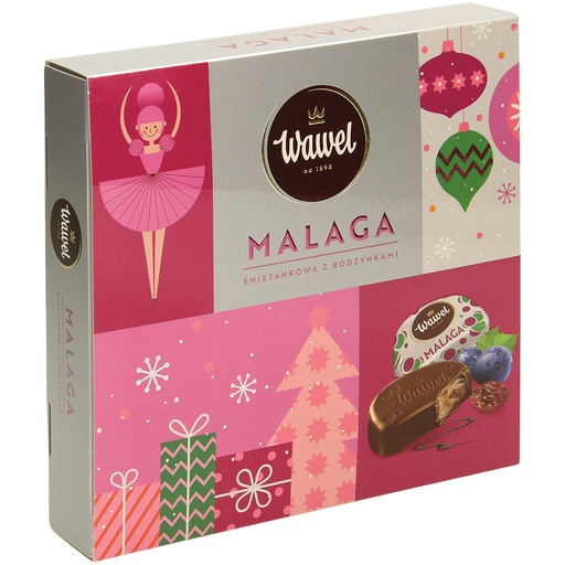 [92917] "Malaga" Pralines met rozijnen-roomvulling (50%).