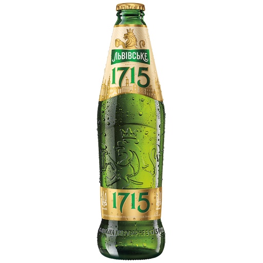 [64019] Oekraïens Bier "LVIV 1715" licht, gepasteuriseerd, 4,5% vol.