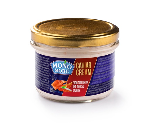 [08250] "MONO MORE" Паста с икрой мойвы и кусочками копчёного лосося