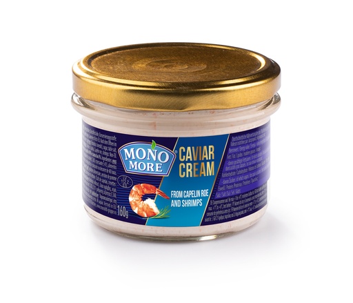[08251] "MONO MORE" Broodbeleg met Capelin eieren 40% en garnalen 8%
