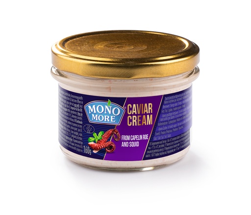 [08252] "MONO MORE" Паста с икрой мойвы и кусочками кальмара