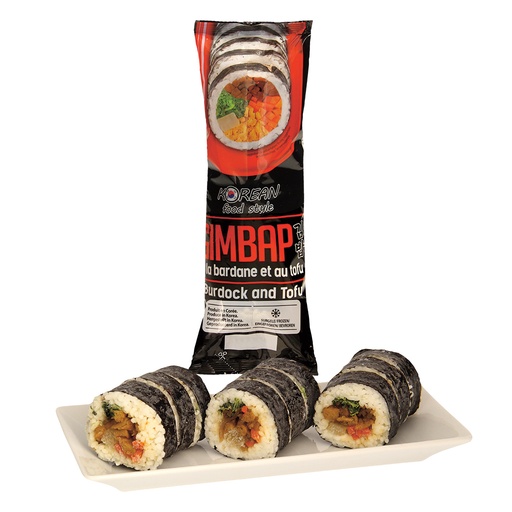 [03937] Diepvries Gimbap met paddenstoelen en groenten.