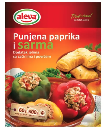 [0001020086] Aleva kruidenmix sarma en gevulde paprika 60g