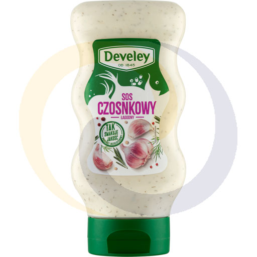 [90939100DEV] Top Down Knoflooksaus 410g/6st Develey