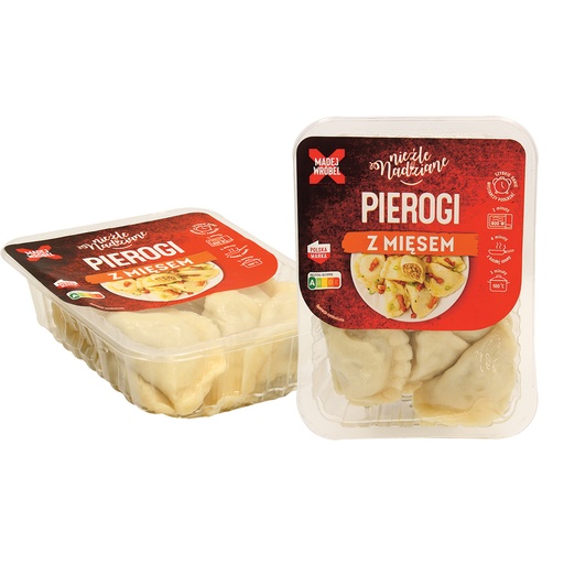 [02111] Польские перóги с начинкой (45%) из курицы и жареного лука,