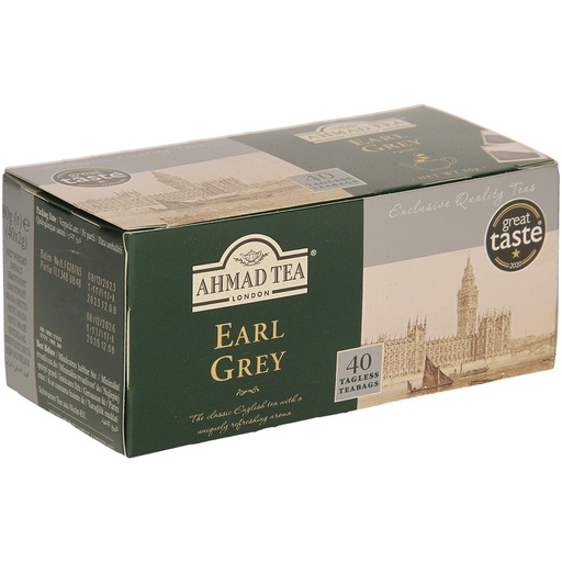 [58945] Zwarte thee "Earl Grey", gearomatiseerd - Bergamot 40Btl.x2g