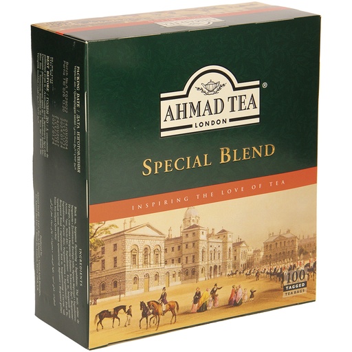 [58949] Ahmad-thee "Ceylon Special" met Earl Grey 100 stuks met band