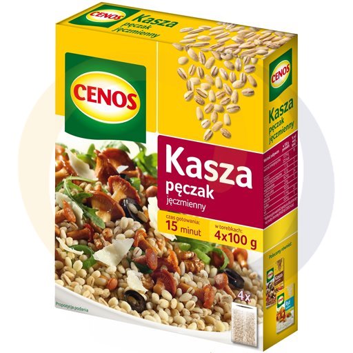 [20825000PAM] Ценос Перловая крупа 400 г (4 пакета)