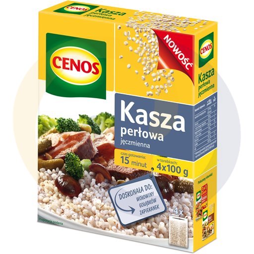 [38702000CNO] Ценос Перловая крупа 400 г (4 пакета)