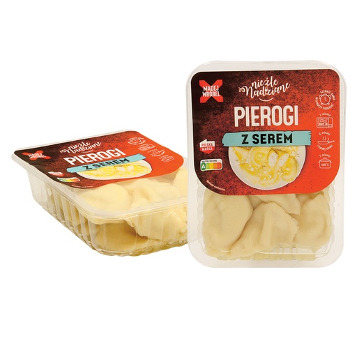 [02112] Poolse deegpakketjes "Pierogi z serem" met roomkaas en vanil