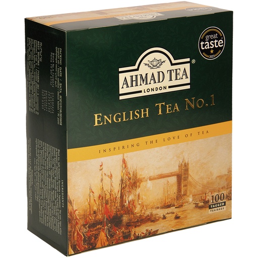 [58920] Ahmad-thee "Engelse thee Nr.1" met band 100Bt