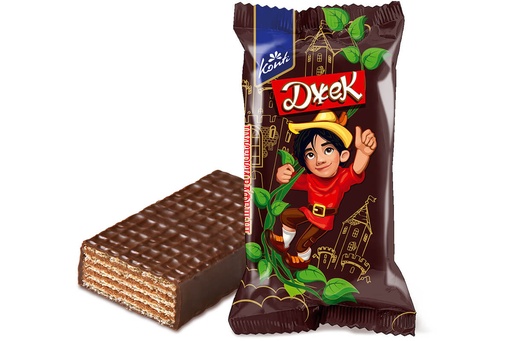 [80241] "KONTI" Waferriegel "Dzhek" in chocoladeachtige vetglazuur 2