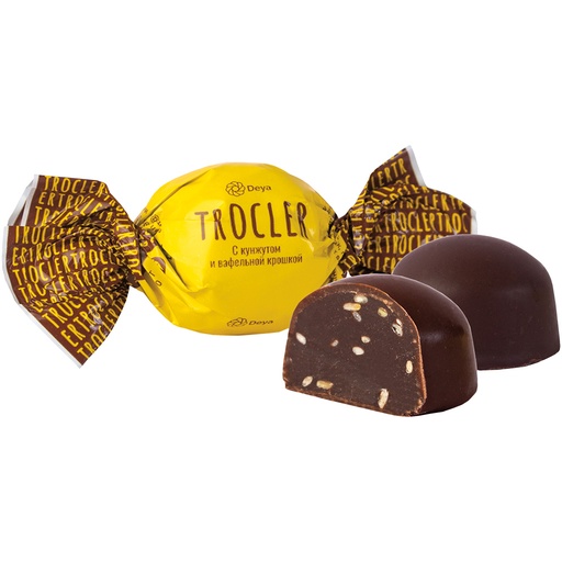 [91666] DEYA "Trocler" Confetti met sesam en wafelbrokjes, in cacaoh