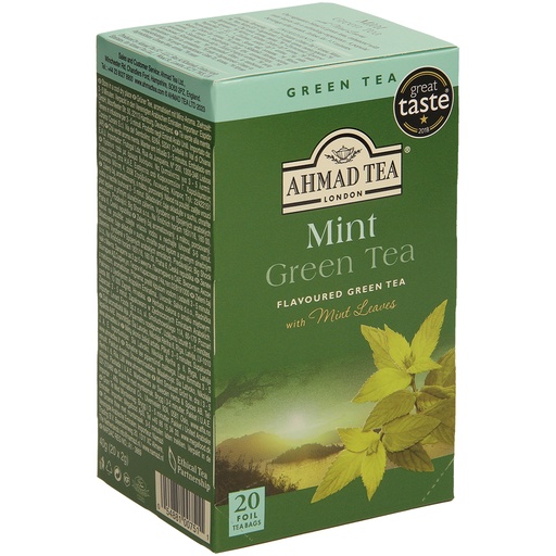 [58907] Thee AHMAD Groen met Pepermunt 20 Bt. X 2g