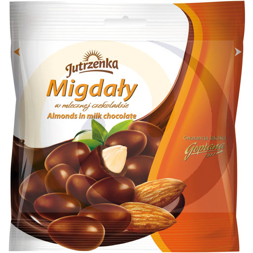 [12658000JUT] Jutrzenka Amandelen in Melkchocolade 80 g
