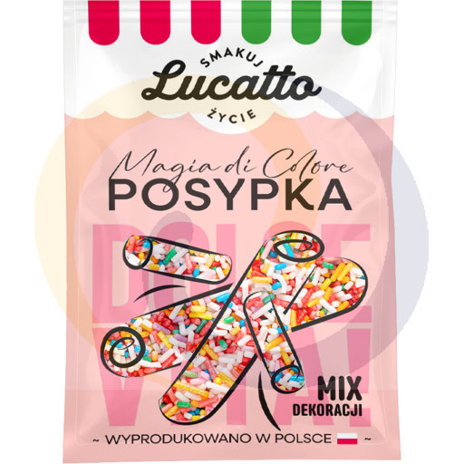 [14396100EMI] Emix Lucatto decoratieve sprinkles, gekleurd, 30g