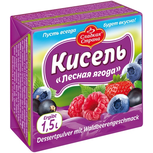 [59242] Кисель Лесная ягода земляника