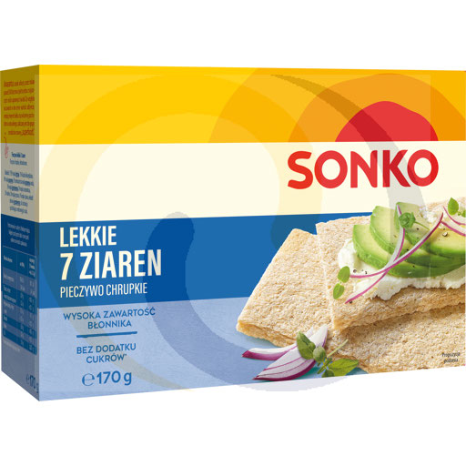 [31856000SON] Sonko 7 Zaden Crisp Meelbrood Licht 170 g
