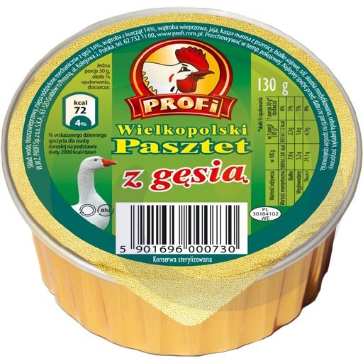[355400002PR] Profi Wielkopolski Paté met Ganzen 130 g