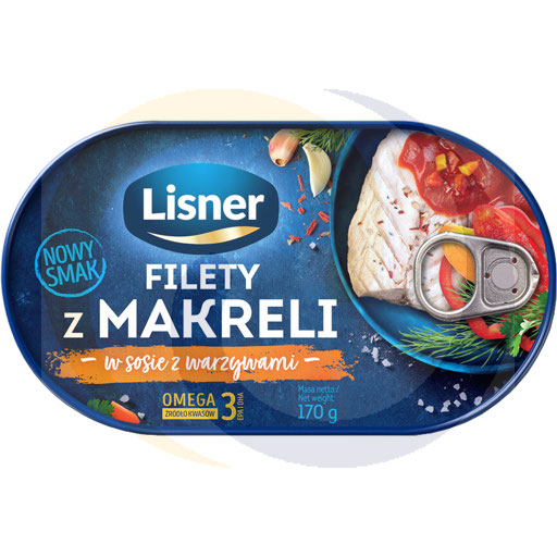 [36652000LIS] Makreelfilet in saus met groenten 170g