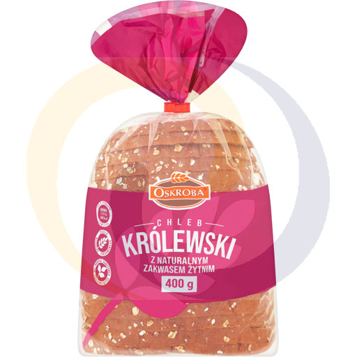 [44756000OSK] Oskroba Koninklijk Tarwe Roggebrood 400 g