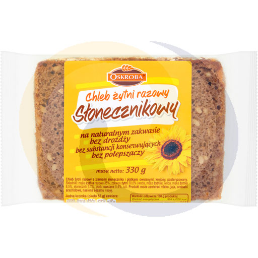 [44777000OSK] Gesneden zonnebloempittenbrood 330g Oskroba