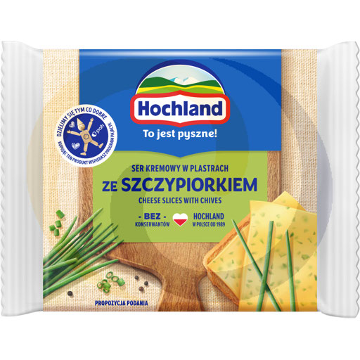 [45275000HOC] Hochland met Bieslook Verwerkt Kaas Plakjes 130 g