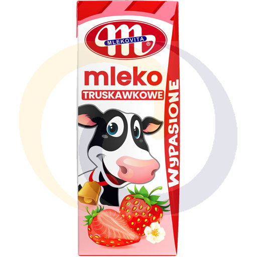 [48758000MLK] Млековита Випасионное Молоко со Вкусом Клубники 0,2л