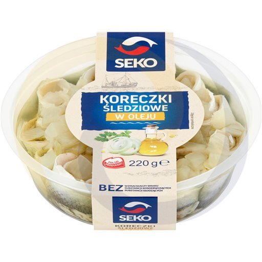 [51391000SEK] Секко сельдевые крючки в масле 220 г