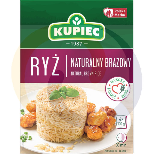 [52210740KUP] Естественный коричневый рис 4*100г Купец